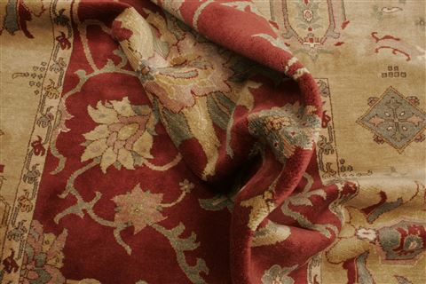 Chobi Beige Hand Knotted 72 X 107 Area Rug 250-21540 Image 4