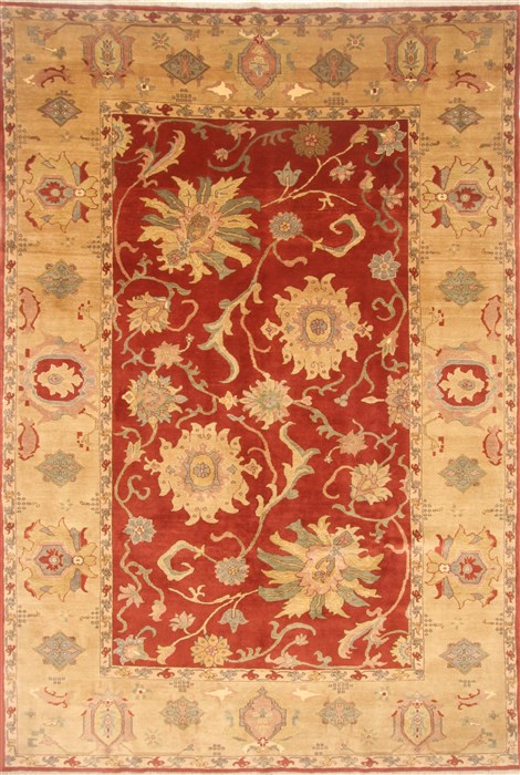 Chobi Beige Hand Knotted 72 X 107 Area Rug 250-21540 Image 0
