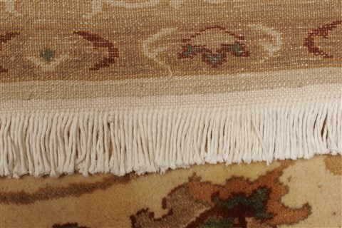 Chobi Beige Hand Knotted 82 X 104 Area Rug 250-21543 Image 17