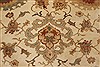 Chobi Beige Hand Knotted 82 X 104  Area Rug 250-21543 Thumb 19