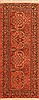 Hereke Red Runner Hand Knotted 210 X 611  Area Rug 253-21544 Thumb 0