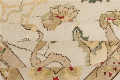 Chobi Beige Hand Knotted 80 X 104 Area Rug 250-21545 Image 11