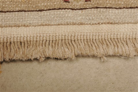 Chobi Beige Hand Knotted 80 X 104 Area Rug 250-21545 Image 14