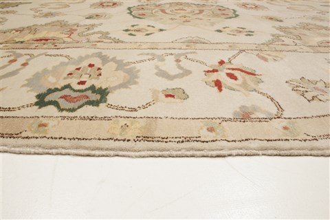 Chobi Beige Hand Knotted 80 X 104 Area Rug 250-21545 Image 15
