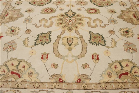 Chobi Beige Hand Knotted 80 X 104 Area Rug 250-21545 Image 17