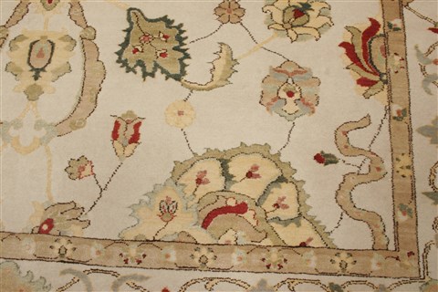 Chobi Beige Hand Knotted 80 X 104 Area Rug 250-21545 Image 18