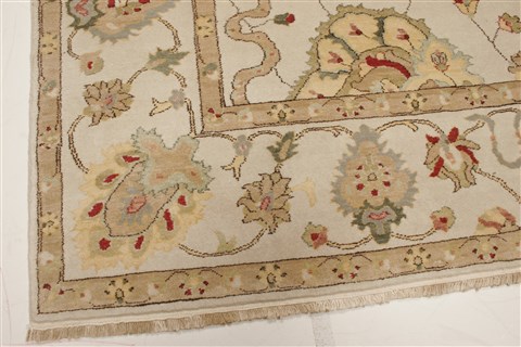 Chobi Beige Hand Knotted 80 X 104 Area Rug 250-21545 Image 19