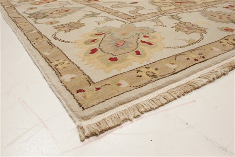 Chobi Beige Hand Knotted 80 X 104 Area Rug 250-21545 Image 20