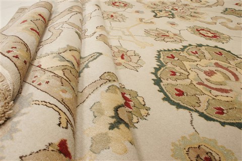 Chobi Beige Hand Knotted 80 X 104 Area Rug 250-21545 Image 8
