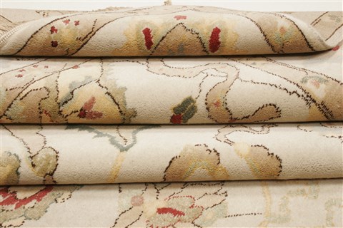 Chobi Beige Hand Knotted 80 X 104 Area Rug 250-21545 Image 9