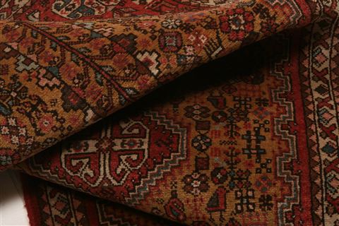 Abadeh Brown Runner Hand Knotted 22 X 52 Area Rug 253-21546 Image 10