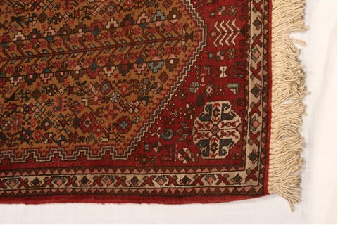 Abadeh Brown Runner Hand Knotted 22 X 52 Area Rug 253-21546 Image 15