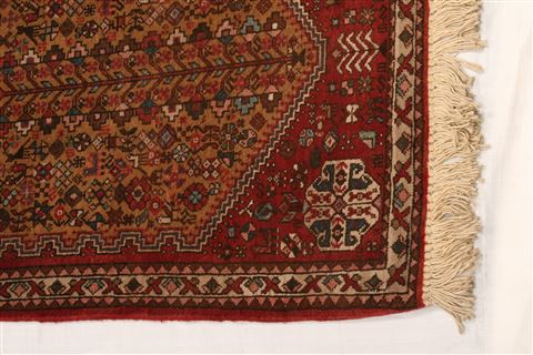Abadeh Brown Runner Hand Knotted 22 X 52 Area Rug 253-21546 Image 2