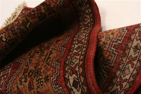 Abadeh Brown Runner Hand Knotted 22 X 52 Area Rug 253-21546 Image 5