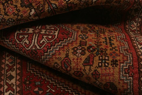 Abadeh Brown Runner Hand Knotted 22 X 52 Area Rug 253-21546 Image 7