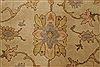 Chobi Beige Hand Knotted 83 X 93  Area Rug 250-21547 Thumb 16