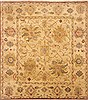 Chobi Beige Hand Knotted 83 X 93  Area Rug 250-21547 Thumb 0