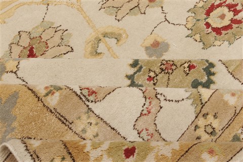 Chobi Beige Hand Knotted 711 X 102 Area Rug 250-21554 Image 12