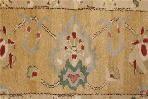 Chobi Beige Hand Knotted 711 X 102 Area Rug 250-21554 Image 16