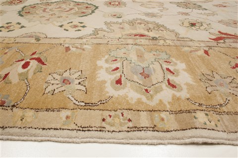 Chobi Beige Hand Knotted 711 X 102 Area Rug 250-21554 Image 17