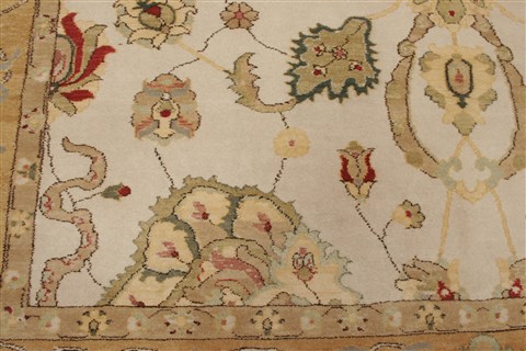 Chobi Beige Hand Knotted 711 X 102 Area Rug 250-21554 Image 20