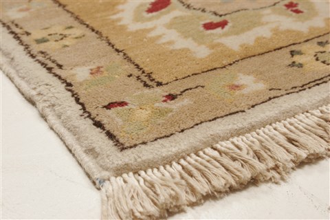 Chobi Beige Hand Knotted 711 X 102 Area Rug 250-21554 Image 22