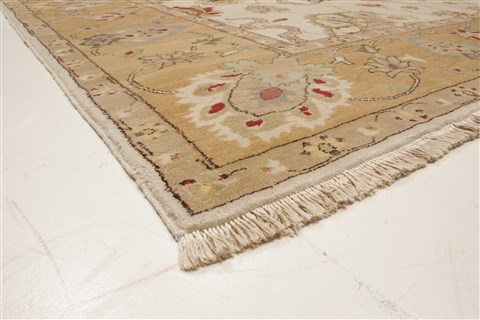 Chobi Beige Hand Knotted 711 X 102 Area Rug 250-21554 Image 23