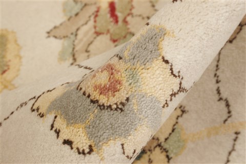 Chobi Beige Hand Knotted 711 X 102 Area Rug 250-21554 Image 3
