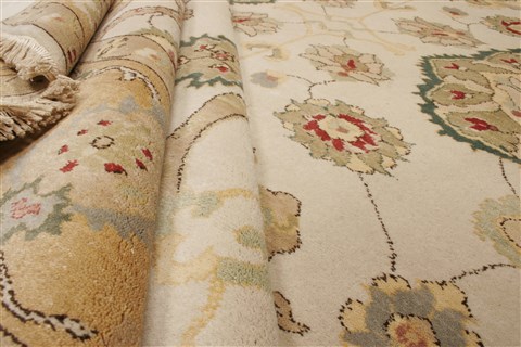 Chobi Beige Hand Knotted 711 X 102 Area Rug 250-21554 Image 8