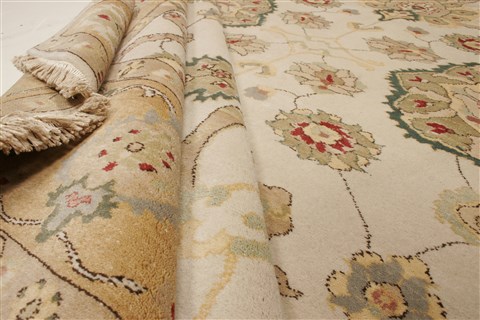 Chobi Beige Hand Knotted 711 X 102 Area Rug 250-21554 Image 9