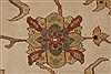 Chobi Beige Hand Knotted 83 X 103  Area Rug 250-21555 Thumb 16