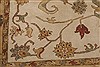 Chobi Beige Hand Knotted 83 X 103 Area Rug 250-21555 Thumb 17