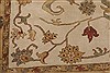 Chobi Beige Hand Knotted 83 X 103  Area Rug 250-21555 Thumb 17