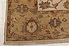 Chobi Beige Hand Knotted 83 X 103 Area Rug 250-21555 Thumb 18