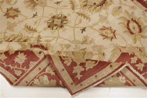 Chobi Beige Hand Knotted 80 X 109 Area Rug 250-21557 Image 10