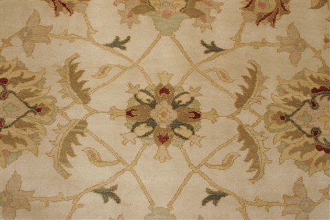 Chobi Beige Hand Knotted 80 X 109 Area Rug 250-21557 Image 15