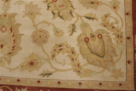 Chobi Beige Hand Knotted 80 X 109 Area Rug 250-21557 Image 16