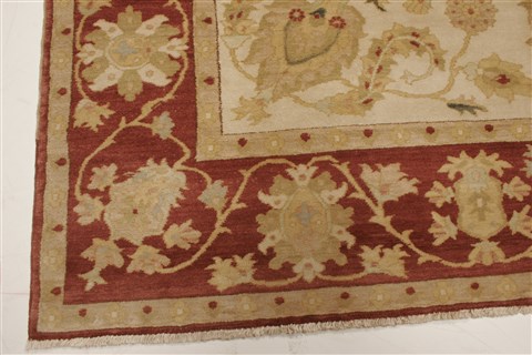 Chobi Beige Hand Knotted 80 X 109 Area Rug 250-21557 Image 17