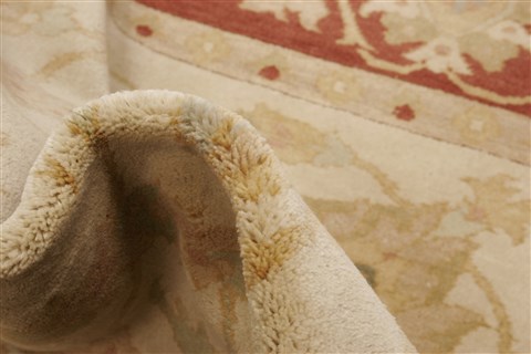 Chobi Beige Hand Knotted 80 X 109 Area Rug 250-21557 Image 3