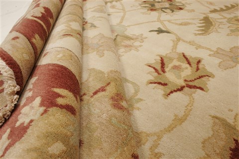 Chobi Beige Hand Knotted 80 X 109 Area Rug 250-21557 Image 6