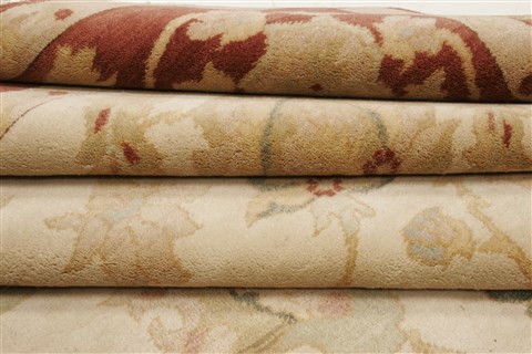 Chobi Beige Hand Knotted 80 X 109 Area Rug 250-21557 Image 7