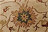 Chobi Beige Hand Knotted 84 X 101 Area Rug 250-21560 Thumb 17