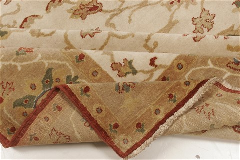 Chobi Beige Hand Knotted 83 X 911 Area Rug 250-21564 Image 12