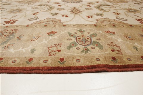 Chobi Beige Hand Knotted 83 X 911 Area Rug 250-21564 Image 15