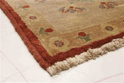 Chobi Beige Hand Knotted 83 X 911 Area Rug 250-21564 Image 19