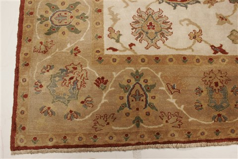 Chobi Beige Hand Knotted 83 X 911 Area Rug 250-21564 Image 20