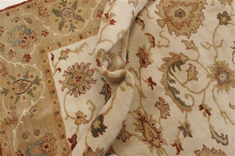 Chobi Beige Hand Knotted 83 X 911 Area Rug 250-21564 Image 7