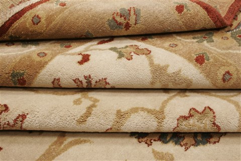 Chobi Beige Hand Knotted 83 X 911 Area Rug 250-21564 Image 9