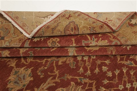 Chobi Red Hand Knotted 80 X 1011 Area Rug 100-21567 Image 10