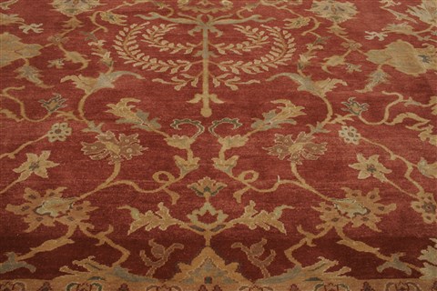 Chobi Red Hand Knotted 80 X 1011 Area Rug 100-21567 Image 16